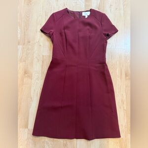BOSS Hugo Boss Dark Red A-Line Dress